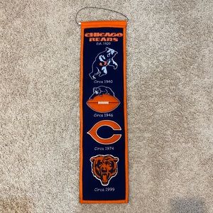 Chicago Bears Banner (32” by 8”)